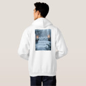 happy new year winter scene hoodie (Achterkant volledig)