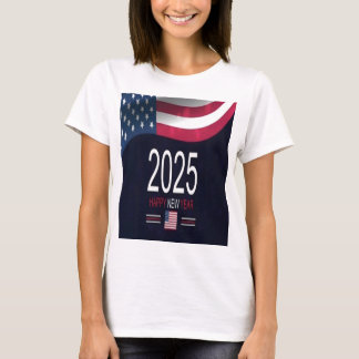 HAPPY NEW YEAR WOMEN'S USA SHIRT