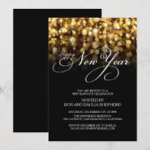 Happy New Year's Eve Party Uitnodiging (Voorkant / Achterkant)