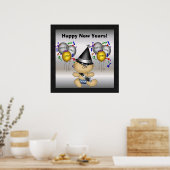 Happy New Years Poster (Keuken)