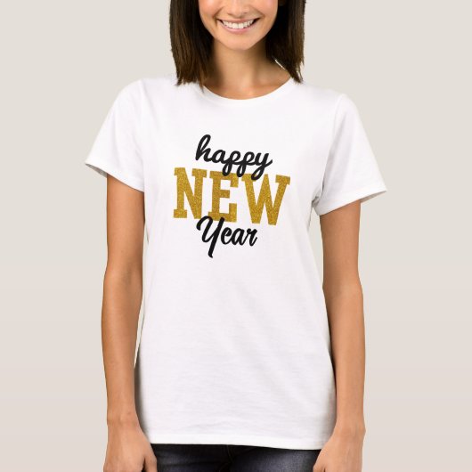 Happy New YearT-Shirt T-shirt (Voorkant)