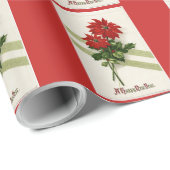  Happy Nieuwjaar bloemen Cadeaupapier (Rol Hoek)