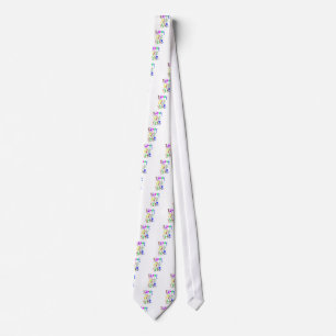 Happy Nieuwjaar kleur 2 Stropdas