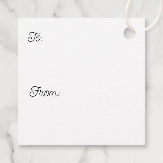 Happy Noel Gnome Santa en Reindeer Kerstmis Bedankjes Labels (Achterkant)