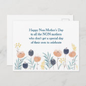  Happy Non-Moederdag grapje Briefkaart (Voorkant / Achterkant)