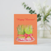 Happy Norooz Sabzeh Briefkaart (Staand voorkant)