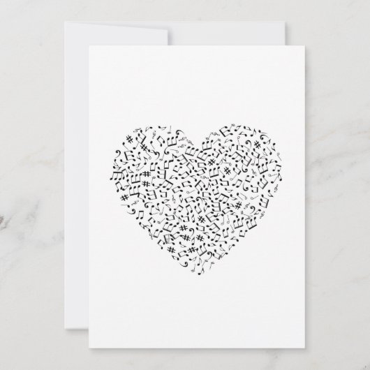 Happy Note Muziekleraar Cadeau KAART HOLDER (Achterkant)