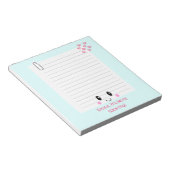 Happy Notes Blue : Bloc-notes Kawaii (Incliné)