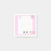 Happy Notes Pink: Kawaii Notes (Voorkant)