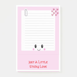 Happy Notes Pink: Kawaii Sticky Notes