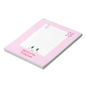 Happy Notes Rose : Bloc-notes Kawaii (Tourné)