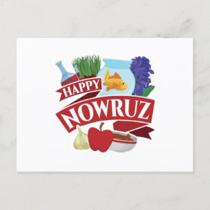 Happy Nowruz Persian Nieuwjaar Feestdagenkaart