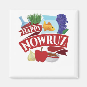 Happy Nowruz Persian Nieuwjaar Magneet