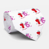 Happy Number 16 Stropdas (Opgerold)
