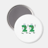 Happy Number 22 Magneet (Voorkant / Achterkant)