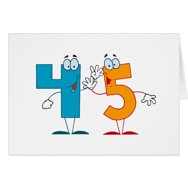 Happy Number 45 (Voorkant Horizontaal)