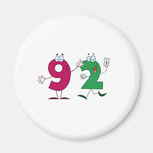 Happy Number 92 Magneet
