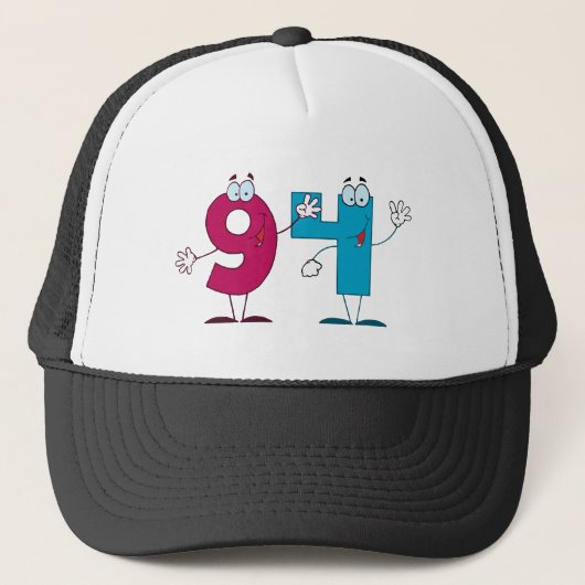 Happy Number 94 Trucker Pet (Voorkant)