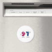 Happy Number 97 Magneet (Insitu (Vaatwasser))