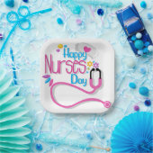 Happy Nurse Day Papieren Bordje (Feest)