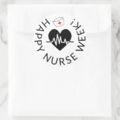 Happy Nurse week autocollant (Sac)