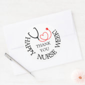 Happy Nurse week autocollant (Enveloppe)