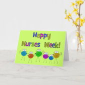 Happy Nurse Week Wenskaart Kaart (Gele Bloem)