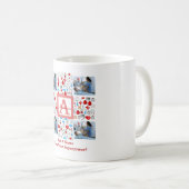 Happy Nurses Dag 4 Fotocollage dwarmonogram Koffiemok (Voorkant rechts)