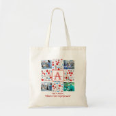 Happy Nurses Dag 4 Fotocollage dwarmonogram Tote Bag (Voorkant)
