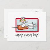 Happy Nurses Day Briefkaart (Voorkant / Achterkant)
