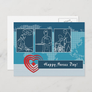 Happy Nurses Day Briefkaarten