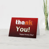 Happy Nurses Day Kaart (Voorkant)