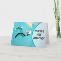 Happy Nurses Day Medical Persoon in Scrubs