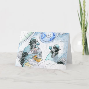 Happy Nurses Day nurse and surgeon CARD dog Feestdagen Kaart