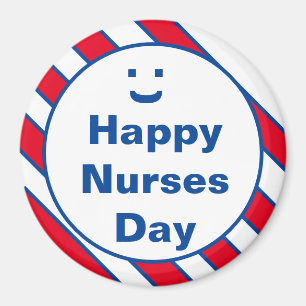 Happy Nurses Day Smile Fun Magnet Magneet