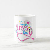Happy Nurses Day T-Shirt Koffiemok (Center)
