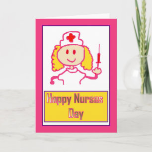 Happy Nurses Day voor zorgzame verpleegster Kaart