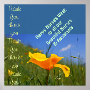 Happy Nurse's Week art prints Verpleegkundigen Ass