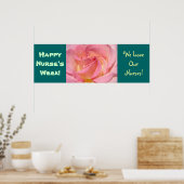 Happy Nurse's Week! Banner Poster Prints Roos Blau (Keuken)