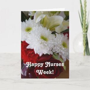 Happy Nurses Week!- Bloemenboeket Kaart