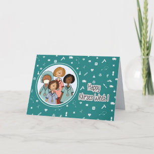 Happy Nurses Week Custom Kaart