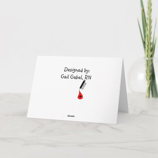 Happy Nurses Week Kaart II (Achterkant)