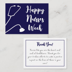 Happy Nurses Week Nurse Appreciation Notitiekaartje
