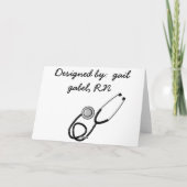 Happy Nurse's Week Wenskaarten Kaart (Achterkant)