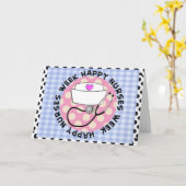 Happy Nurse's Week Wenskaarten Kaart (Gele Bloem)