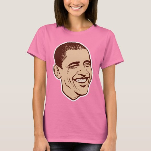 Happy Obama T-Shirt (Voorkant)