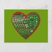 Happy O'Birthday St Patricks Day Birthday Tshirt Briefkaart (Voorkant)