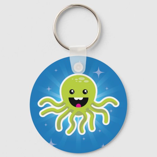 Happy Octopus Sleutelhanger (Voorkant)