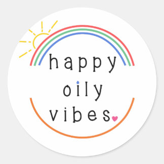 Happy Oily Vibes Sticker