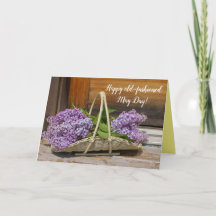Happy Old Fashioned May Day Lilacs